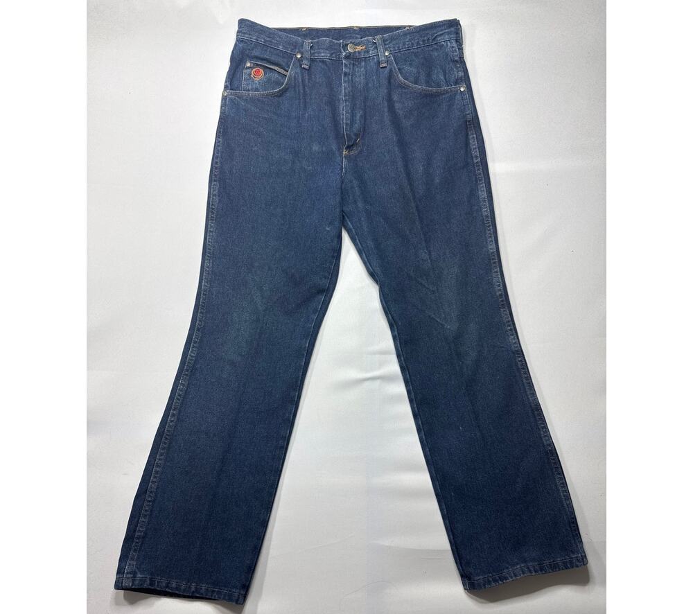 Wrangler 20X Men's Style 25 Slim Fit Dark Wash Blue Jeans - Size 34x32 (34x29.5)